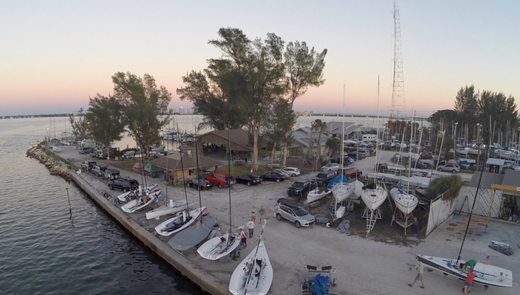 Sarasota Sailng Squadron Winter Viper Series - Venue Drone Shot